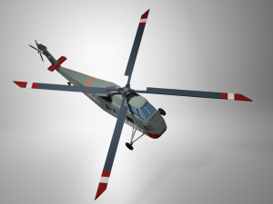 sikorsky h-34 3D Модель