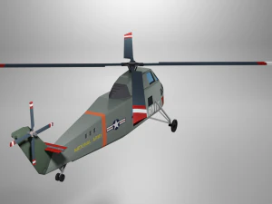 sikorsky h-34 3D Model