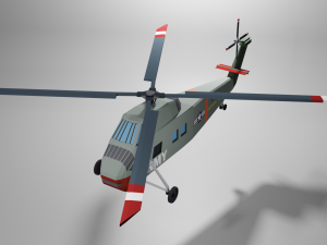 sikorsky h-34 3D Модель