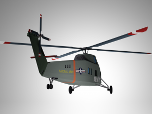 sikorsky h-34 3D Модель
