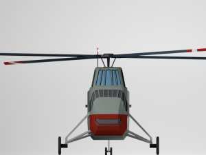 sikorsky h-34 3D Модель