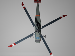 sikorsky h-34 3D Модель