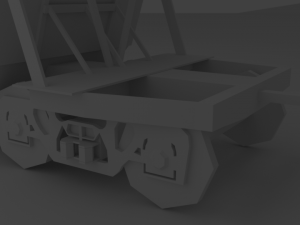 vagon train 3D Model