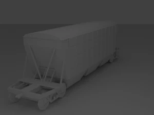 vagon trein 3D Model