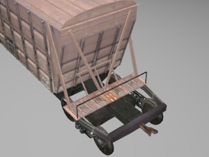 vagon train 3D Model
