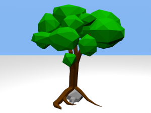pak low poly trees 3D Model