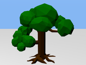 pak low poly trees 3D Model