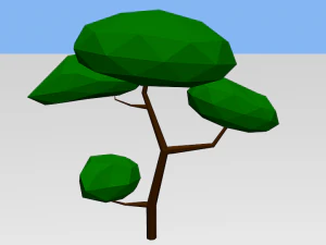 pak low poly trees 3D Model