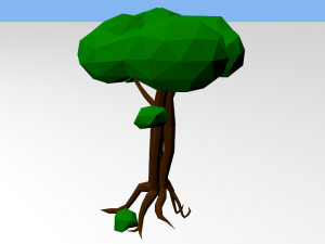 pak low poly trees 3D Model