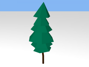 pak low poly trees 3D Model