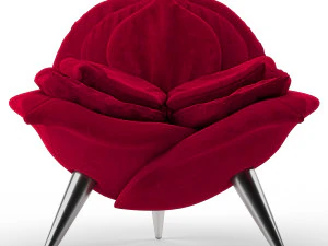 edra rose chair 3D Model