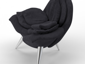 edra rose chair Modello 3D