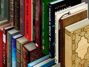set of different books 3D Model