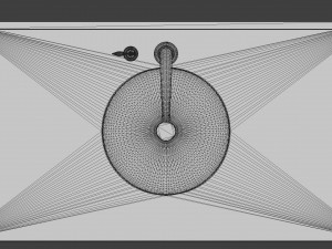 marina 55 inch bathroom vanity driftwood finish 3D Model