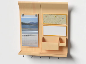 벽걸이 달력 키홀더 3D 모델