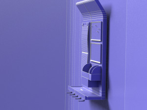 wall calendar key holder 3Dモデル