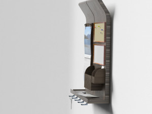 wall calendar key holder 3Dモデル