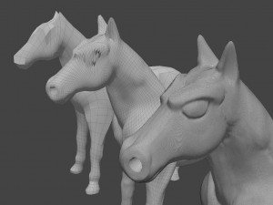 horse mad Modèle 3D