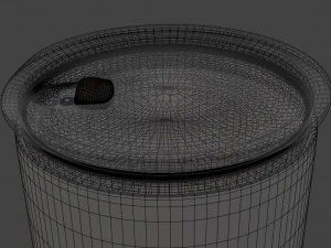 열 컵 3D 모델