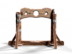 pillory stocks 3D Model