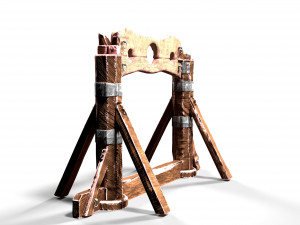 pillory stocks Model 3D