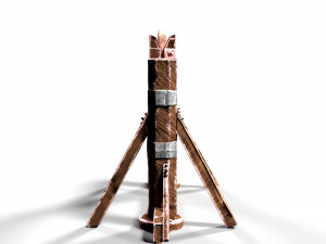 pillory stocks Model 3D