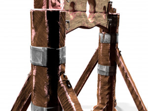 pillory stocks Model 3D