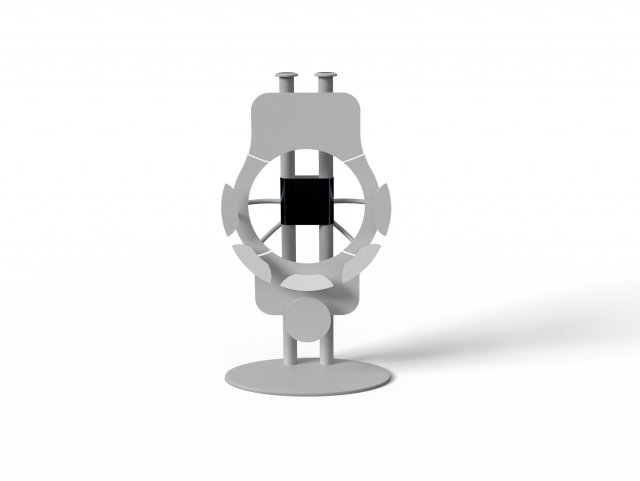 tire stand Model 3D .c4d .max .obj .3ds .fbx .stl .blend 