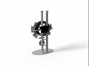 tire stand Model 3D