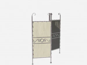 folding screen biombo 3D Model