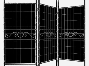 folding screen biombo 3D Model