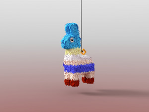 pinata llama 3D Model