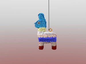 pinata llama 3D Model