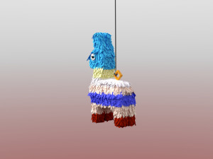 pinata llama 3D Model