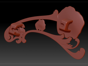 ornamental handle 3D Модель