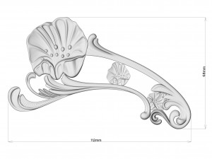 ornamental handle 3D Модель