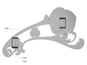 ornamental handle 3D Модель