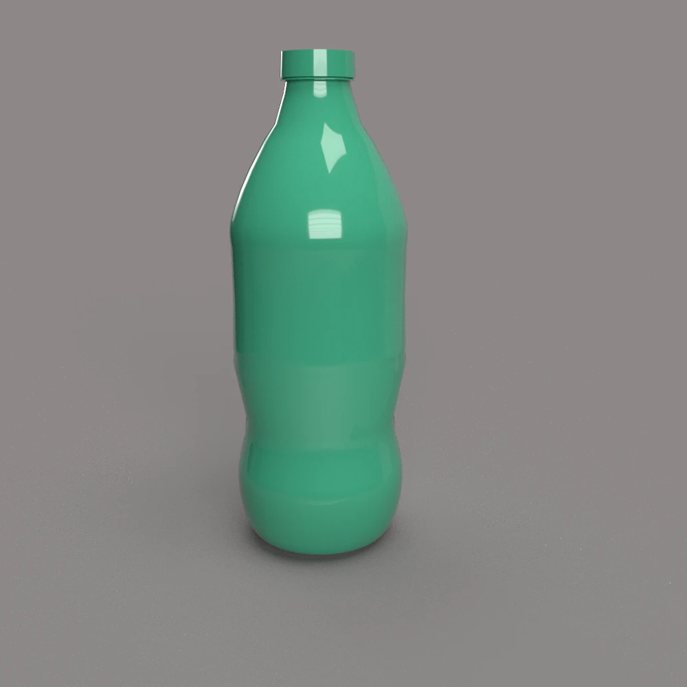Coke bottle 3D Model .c4d .max .obj .3ds .fbx .stl .blend 