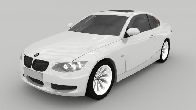 bmwe90 3D Modell .c4d .max .obj .3ds .fbx .stl .blend