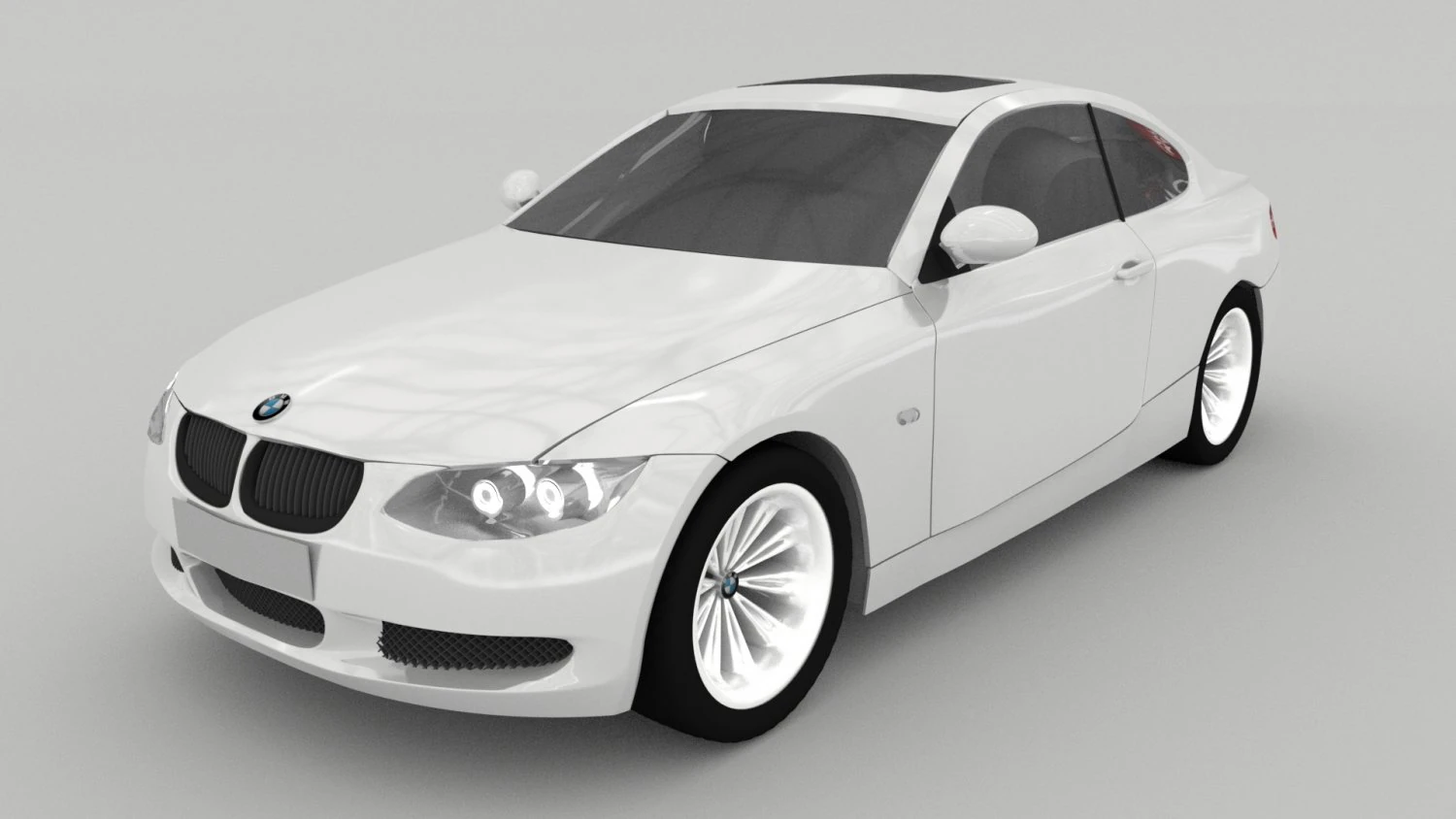 bmwe90 3D Model .c4d .max .obj .3ds .fbx .stl .blend 