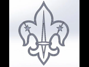 scout cookie cutter 3D Print Model