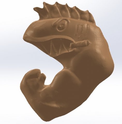 simpson hellfish Model Cetak 3D .c4d .max .obj .3ds .fbx .stl .blend