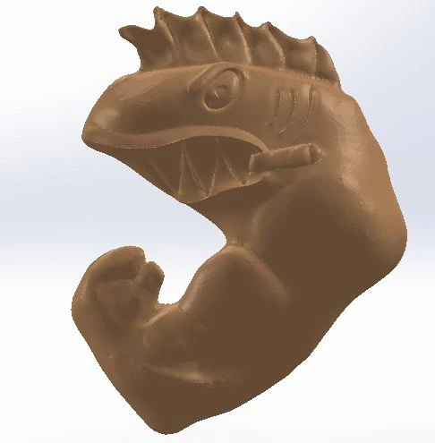 simpson hellfish 3D Print Model .c4d .max .obj .3ds .fbx .stl .blend 