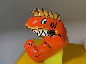 simpson hellfish Model Cetak 3D