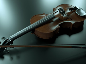 Violin 3D Model