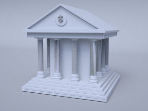 bank 3D Model