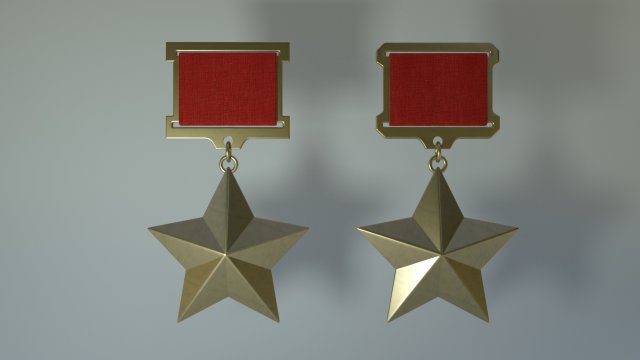 medal 3D-Modell .c4d .max .obj .3ds .fbx .stl .blend 
