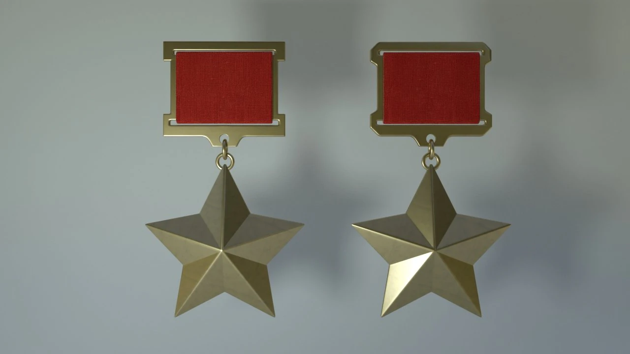 medal 3D Model .c4d .max .obj .3ds .fbx .stl .blend 