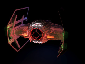 imperial star fighter 3D Model