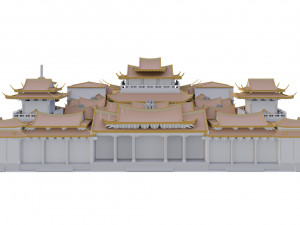 chinese temple chao tian gong 3D Model